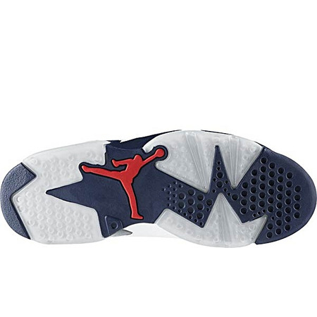 Air Jordan 6 Retro "Olympisch" (130/blanco/navy/rojo)