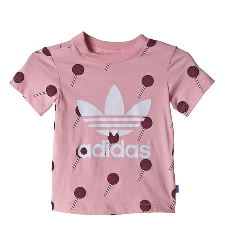 Adidas Originals Camiseta Bebé Basketball (rosa/blanco)