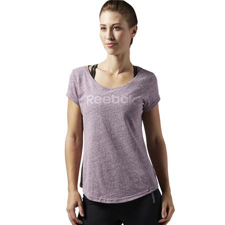 Reebok Frau Elemente Big Logo (orquidea)