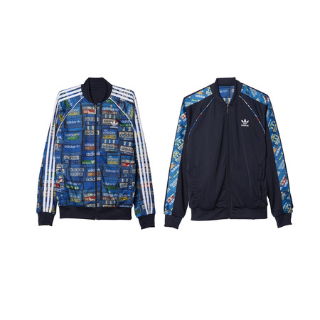 Adidas Originals Chaqueta Reversible Superstar Tarck Top Schuhe Box (multicolor)