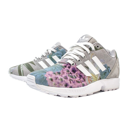 Original Adidas Mujer ZX Flux " Bouquet" (gris/white/rosa)