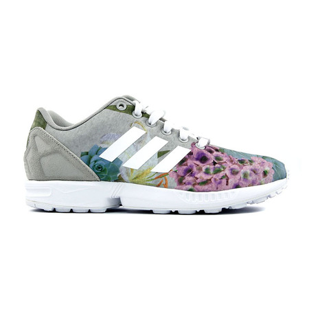Original Adidas Mujer ZX Flux " Bouquet" (gris/white/rosa)
