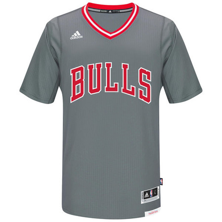T-Shirt Replica Jersey NBA Chicago Bulls (gris/rot/weiß)