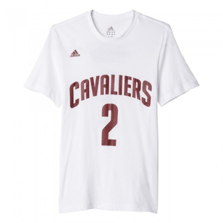 Adidas NBA Camiseta Gametime Irving Cavaliers (weiß/burdeo)