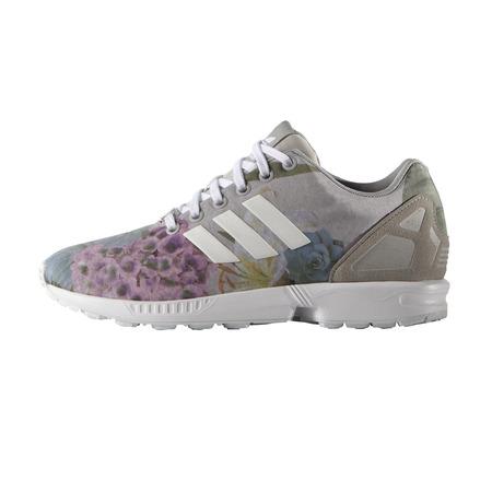 Original Adidas Mujer ZX Flux " Bouquet" (gris/white/rosa)