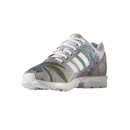 Original Adidas Mujer ZX Flux " Bouquet" (gris/white/rosa)