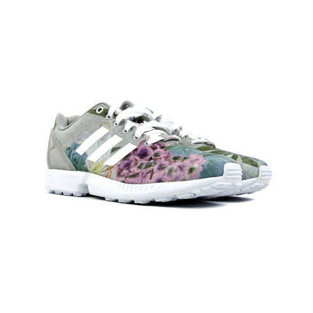 Original Adidas Mujer ZX Flux " Bouquet" (gris/white/rosa)
