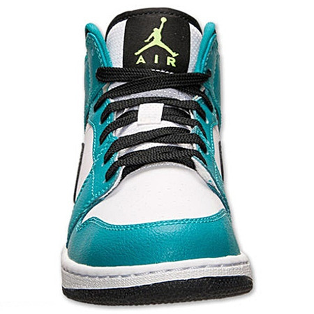 Air Jordan 1 Mid (GS) Junior (128/weiß/smerald)