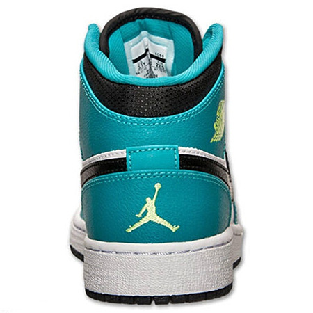 Air Jordan 1 Mid (GS) Junior (128/weiß/smerald)