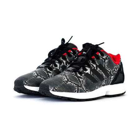 Original Adidas ZX Flux W "Snake" (schwarz/rot)