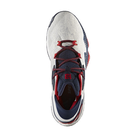 Adidas Crazylight Boost Low 2016 James Harden "Rio 2016" (weiß/scarlet/navy)