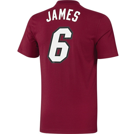 Adidas NBA T-Shirt Gametime Lebron James (rot/weiß)