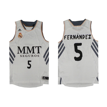 Rudy Fernández Real Madrid Korb 13/14 (blanco)