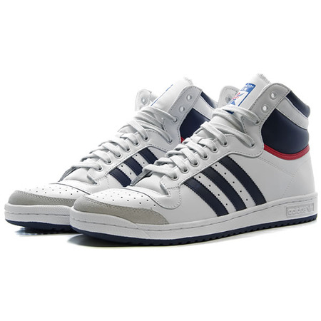 Original Adidas Top Ten HI (weiß/marine/rot)