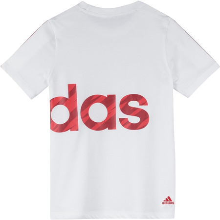 Adidas Camiseta Niño Aufgeladen (weiß/rot)