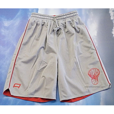 Und 1 Short Reversible Balisto Jr (rojo/gris)