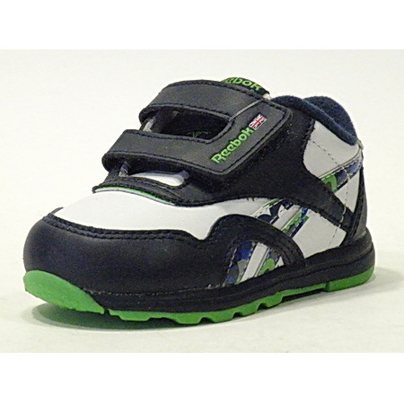 Reebok Versa CL Flashin Brites (blanco/marino/verde)