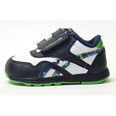 Reebok Versa CL Flashin Brites (blanco/marino/verde)