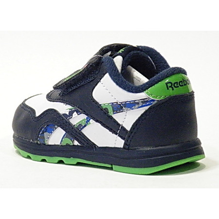 Reebok Versa CL Flashin Brites (blanco/marino/verde)