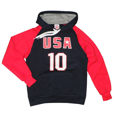 U.S. Capucha Basic Sweatshirt Nr. 10 (marin/rot)
