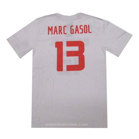Marc Gasol #13# Spanien (102/weiß/rot)