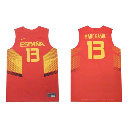 Marc Gasol #13# Spanien 2014 (602/red/gelb)