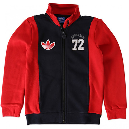 Original Boy TD Track Topjacke (marine/rot)