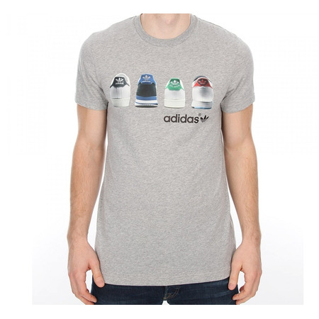 Adidas Originals Camiseta Schuh Tab (Gris)