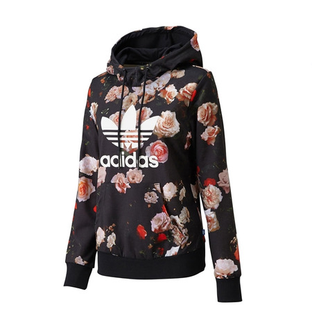 Original Allover Sweatshirt Logo Damen (schwarz)