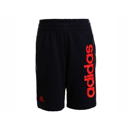 Adidas Pantalón Niño YB S KN (schwarz/rot)