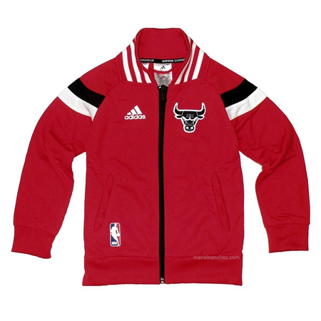 Adidas NBA Bulls Winter Hoops Jacke (rot/weiß)