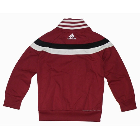 Adidas NBA Miami Winter Hoops Jacke (Granat/Weiß)