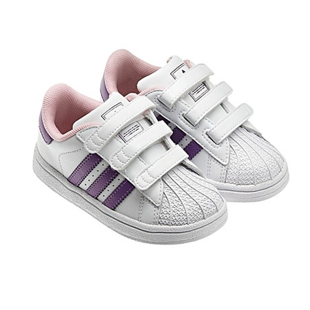 Adidas Superstar 2 CF Inf (weiß/morado/rosa)(20-27)