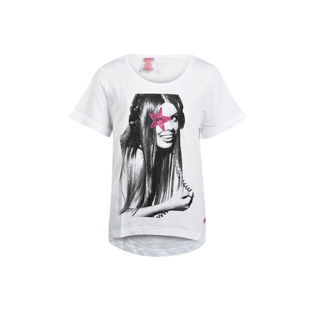 Adidas T-Shirt Girl JG Style Tee (weiß)