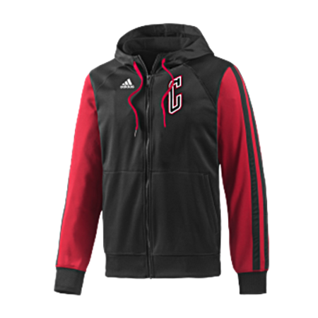 Adidas Full-Zip Chicago Bulls Hood (schwarz/rot)