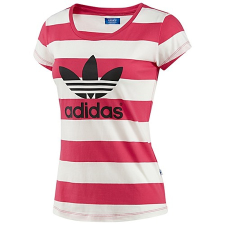 Adidas T-Shirt Trefoil Superstar (weiß/rosa)