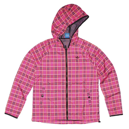 Adidas Jacke Tartan Winbreaker (rosa)