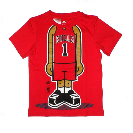 Adidas Camiseta Niño GFX Grafische Bullen Rose Nr. 1 (rot)