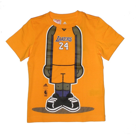 Adidas Camiseta Niño GFX Graphic Lakers Kobe No 24 (amarillo)