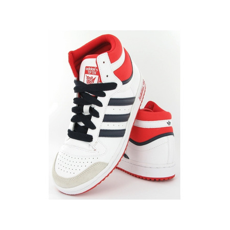 Top von Adidas Zehn Hi Kids (36-40)(blanco/marino/naranja)