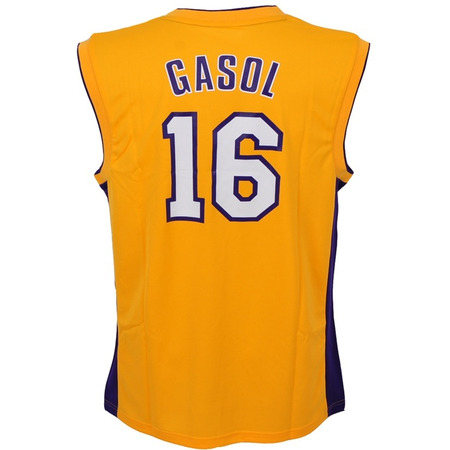 Adidas T-Shirt Réplica Gasol Lakers (gelb/rein/weiß/)