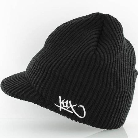 K1X Gorro Classic Ribbed Shield (negro)