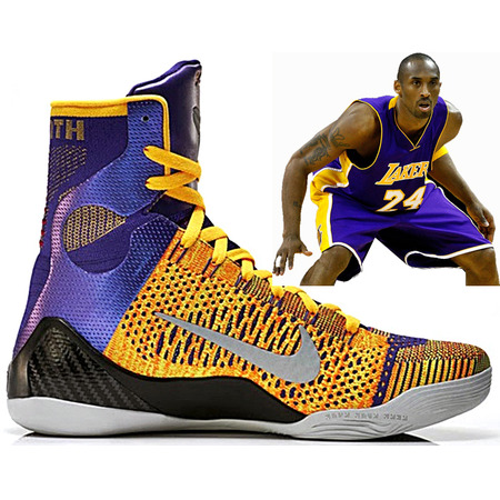 Kobe 9 Elite "Lakers Team" (500/purple/laser orange/wolfgrau)