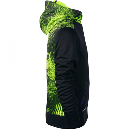 Kobe Pre FZ Hoody Child Capucha Hodadera (010/black/lima)