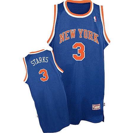 Adidas Camiseta Swingman John Starks No 3 Knicks (azul/naranja)