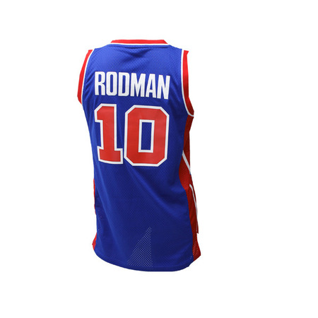 Adidas T-Shirt Swingman Rodman Pistons (blau/rot/weiß)