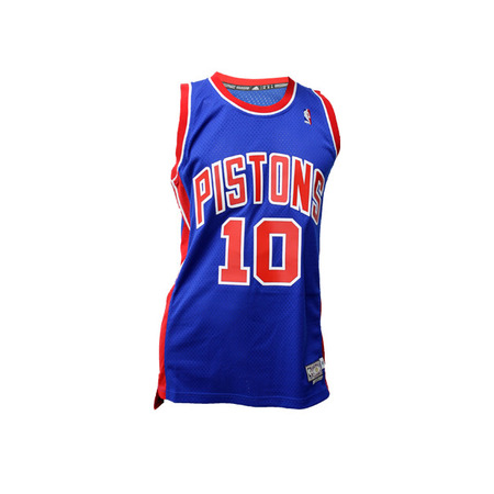 Adidas T-Shirt Swingman Rodman Pistons (blau/rot/weiß)
