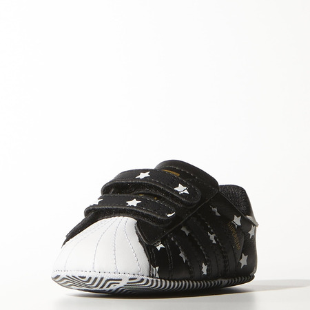 Original Adidas Schuhe Baby Superstar Crib (schwarz/weiß)