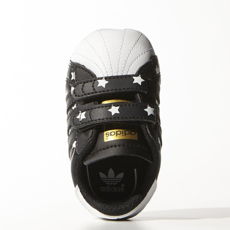 Original Adidas Schuhe Baby Superstar Crib (schwarz/weiß)