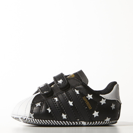 Original Adidas Schuhe Baby Superstar Crib (schwarz/weiß)